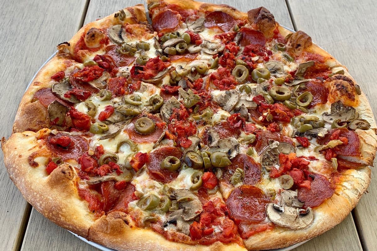 9" Small Zappi's Works Pizza