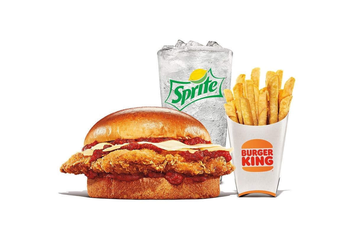 Chicken Parmesan Sandwich Meal (990-1280 Cals)