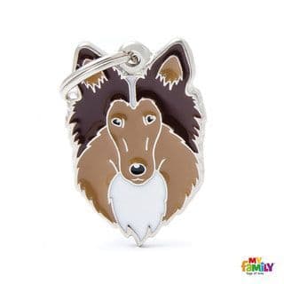 MyFamily Collie Engraved Tag