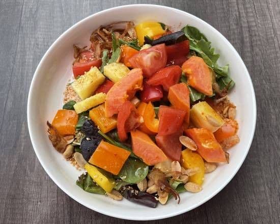Pineapple Papaya Asian Salad