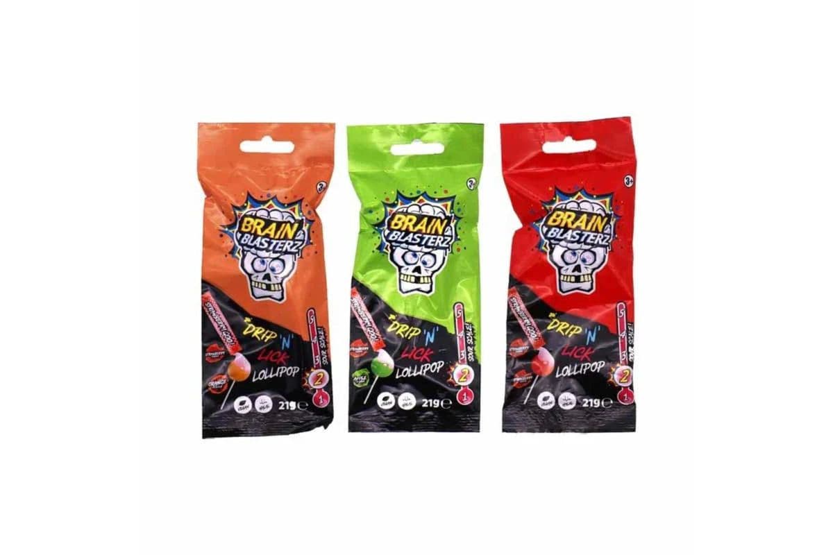 Brain Blasterz Drip N' Lick Lollipop