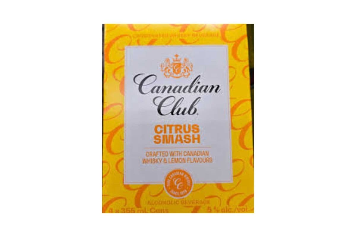 Canadian Club Citrus smash (4 x 355mL Cans)