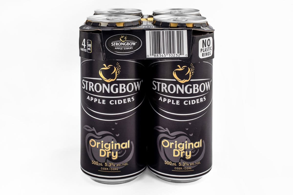Strongbow Original Dry Cider (4 Cans) (4 x 500 ml)