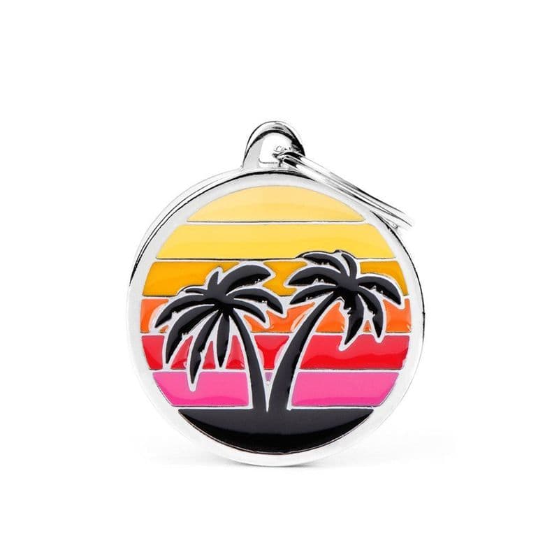 MyFamily Palms Beach Engraved ID Tag
