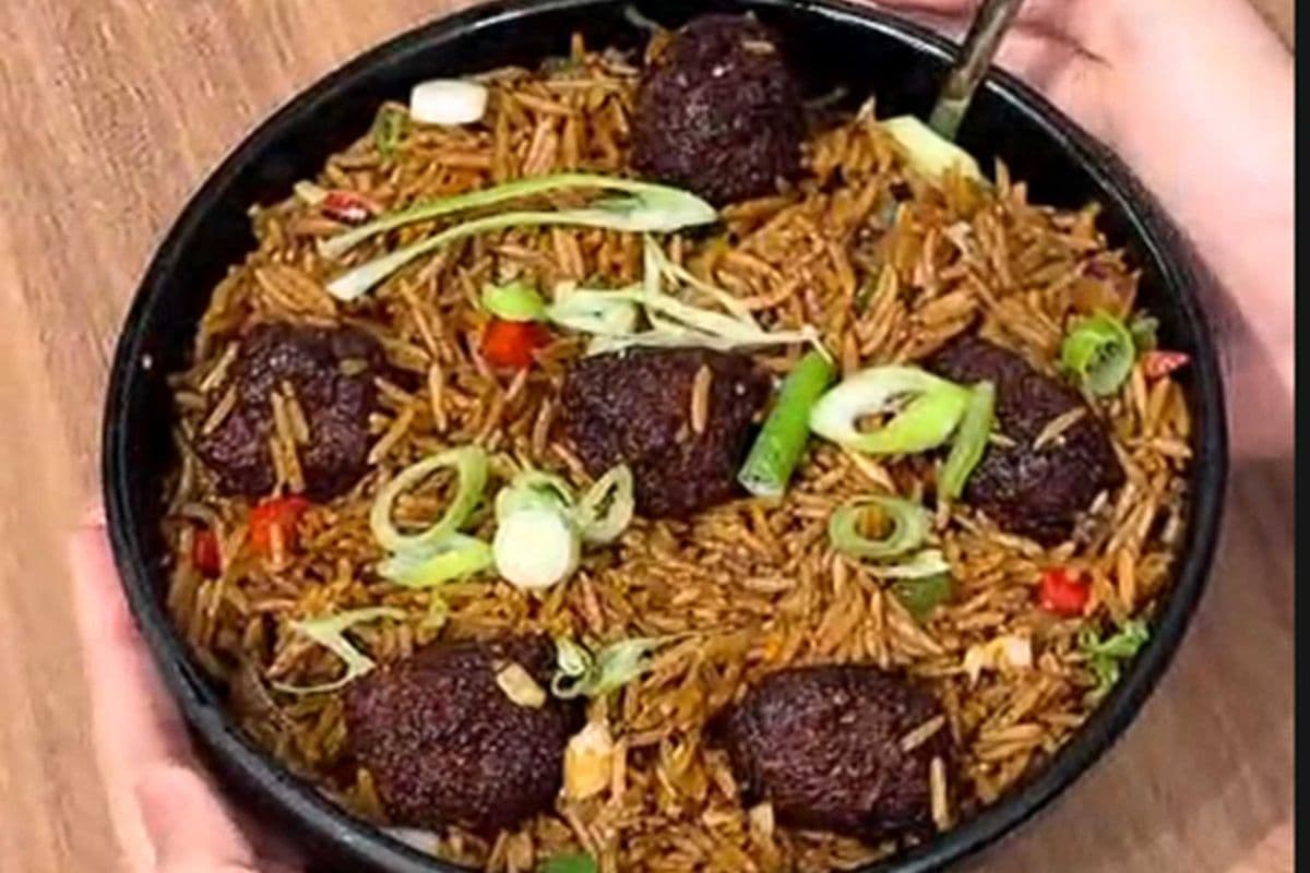 Veg Manchurian Ball Noodles