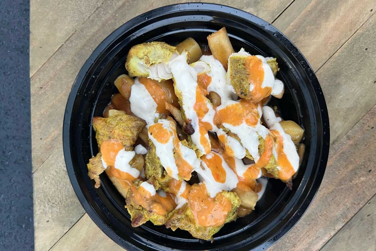Large Grilled Chicken Poutine