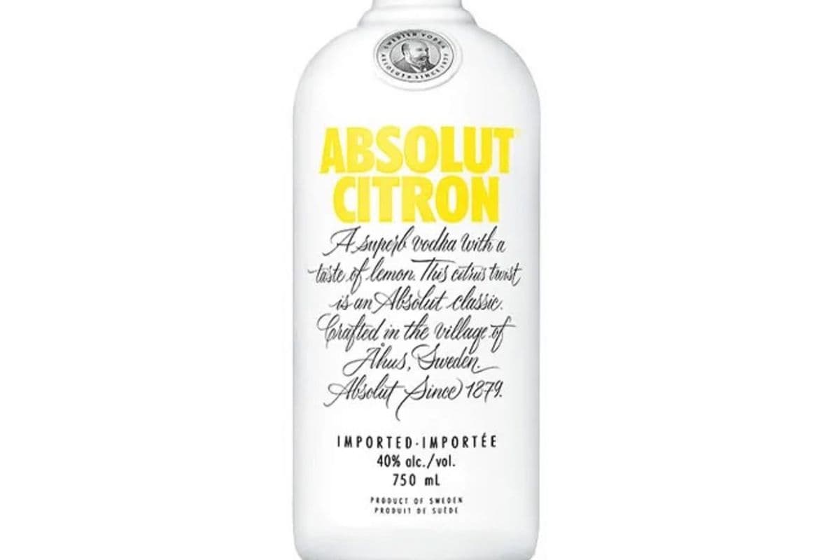 Absolut Citron Vodka 750ML (1 x 750 ml)