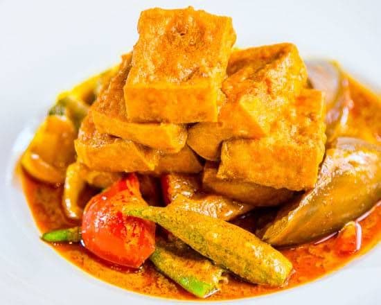 Assam Curry Tofu and Vegetables