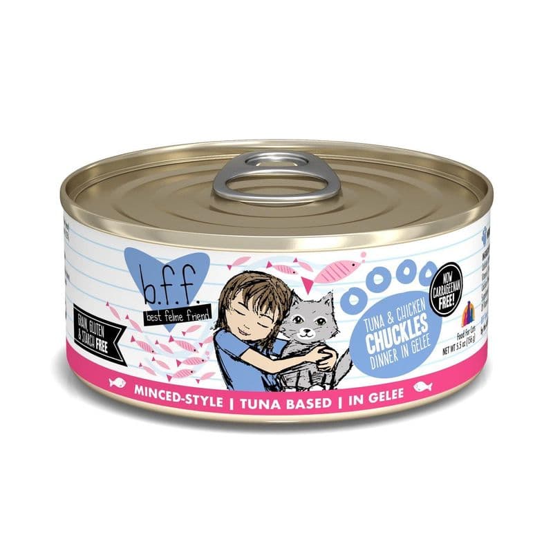 Weruva BFF Tuna & Chicken Chuckles Grain-Free Wet Cat Food 5.5 oz