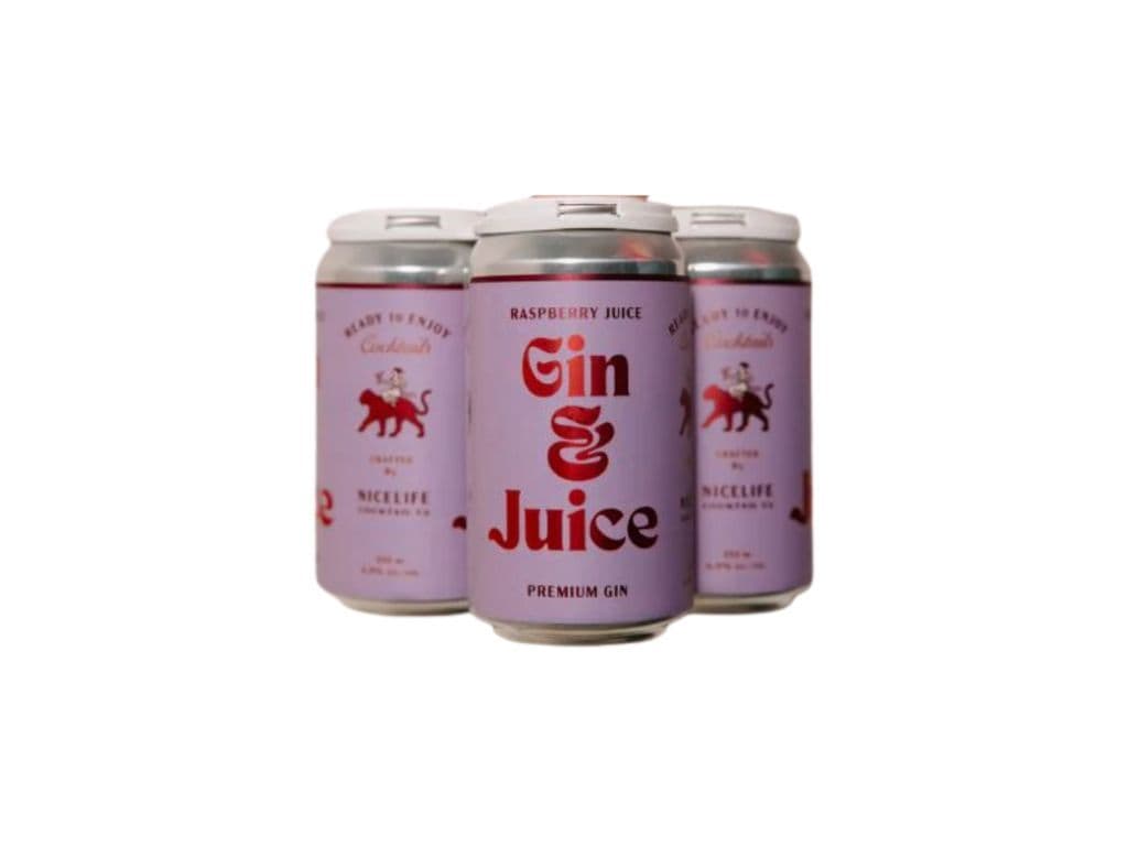 Nicelife - Gin & Juice Raspberry (4x355ml)