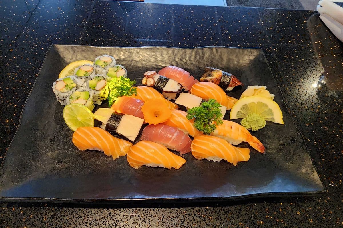 SD2 Nigiri (12 pcs) and California Roll (6 pcs)