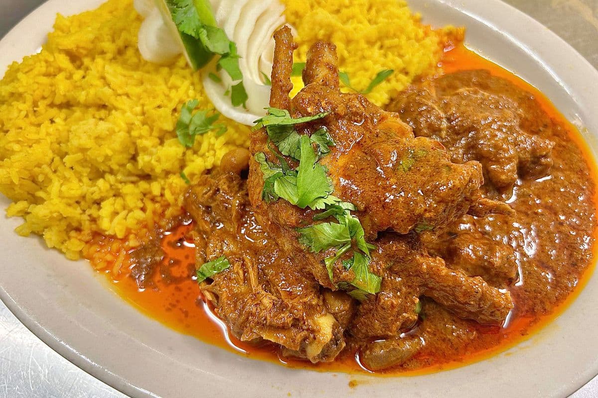 Bhuna Khichuri with Beef Curry