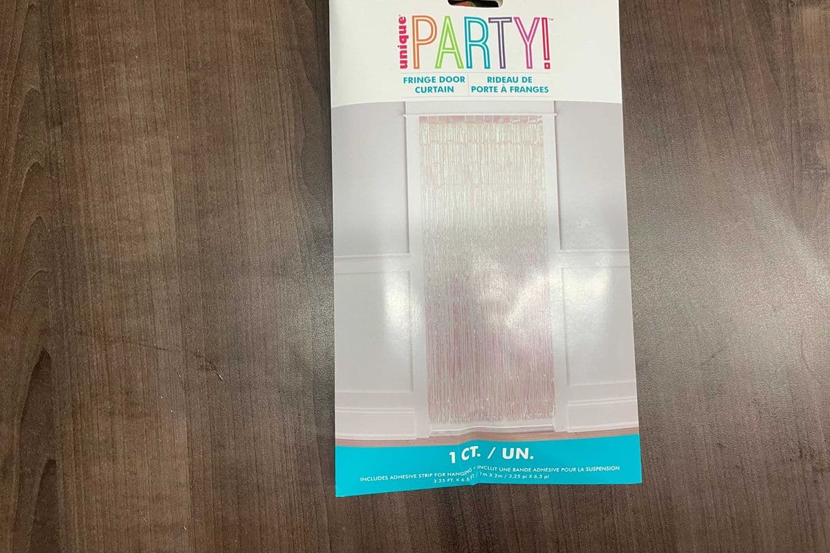 Door Curtain Iridescent Foil