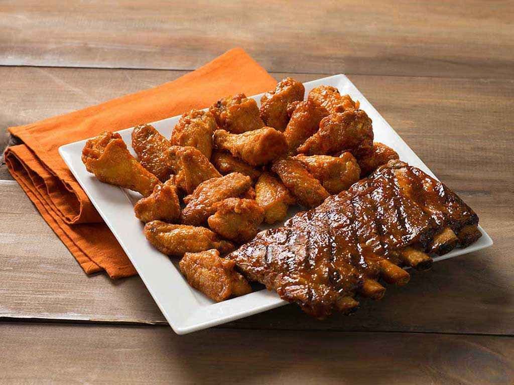 BBQ Back Ribs & Wings Party Pak Deluxe