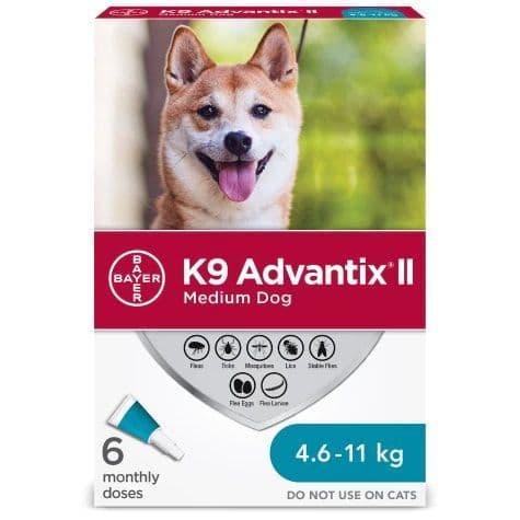 Bayer K9 Advantix II Dog 4.6 kg - 11 kg - 1.0 ml