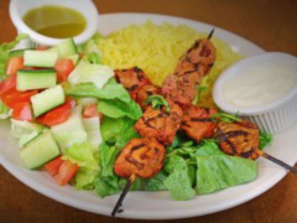 Chicken Tandoori Kebob Plate Lunch (GF)