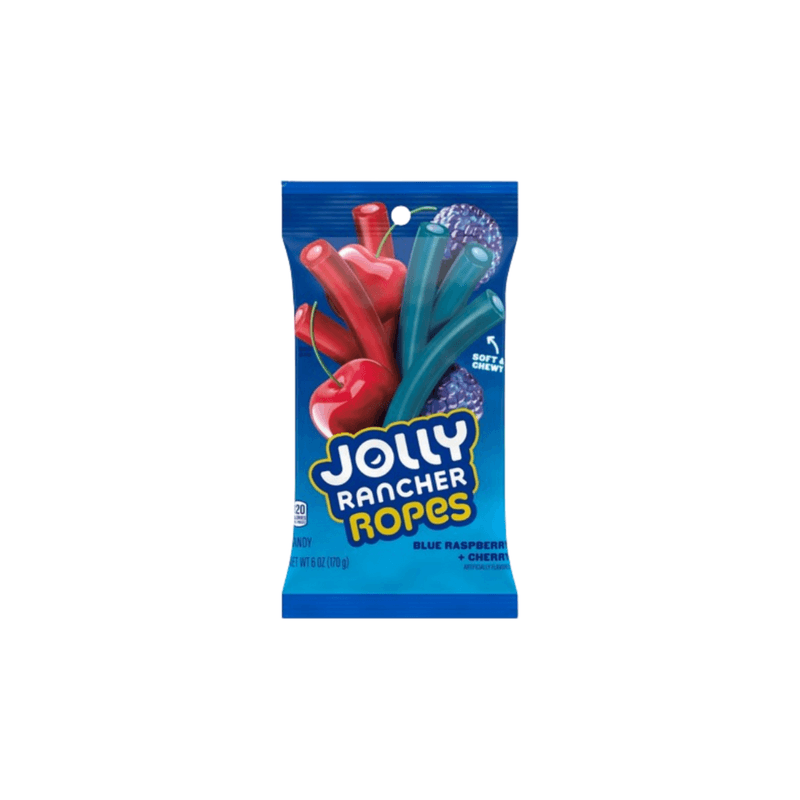Blue Raspberry & Cherry Jolly Rancher Ropes - USA (6oz)