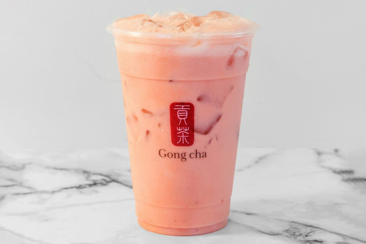 Strawberry Milk Green Tea