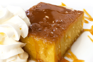 Bread and Butter Coconut Pudding (Pudin De Coco)