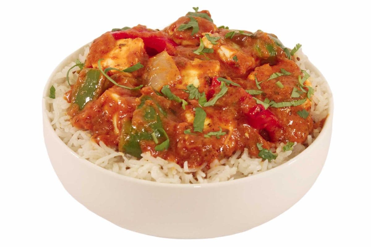 Paneer Tikka Masala Rice Bowl (Vegetarian)