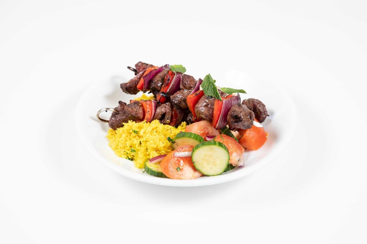 Hanger Steak Souvlaki