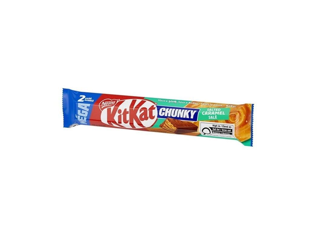 Nestle KitKat Chunky Salted Caramel 2 Pack 68g Chocolat Wafer Bars