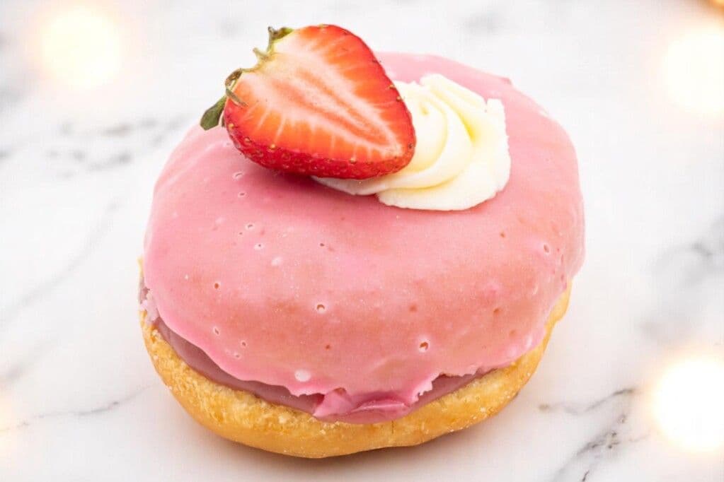 DONUT- STRAWBERRY CREAM FILLED