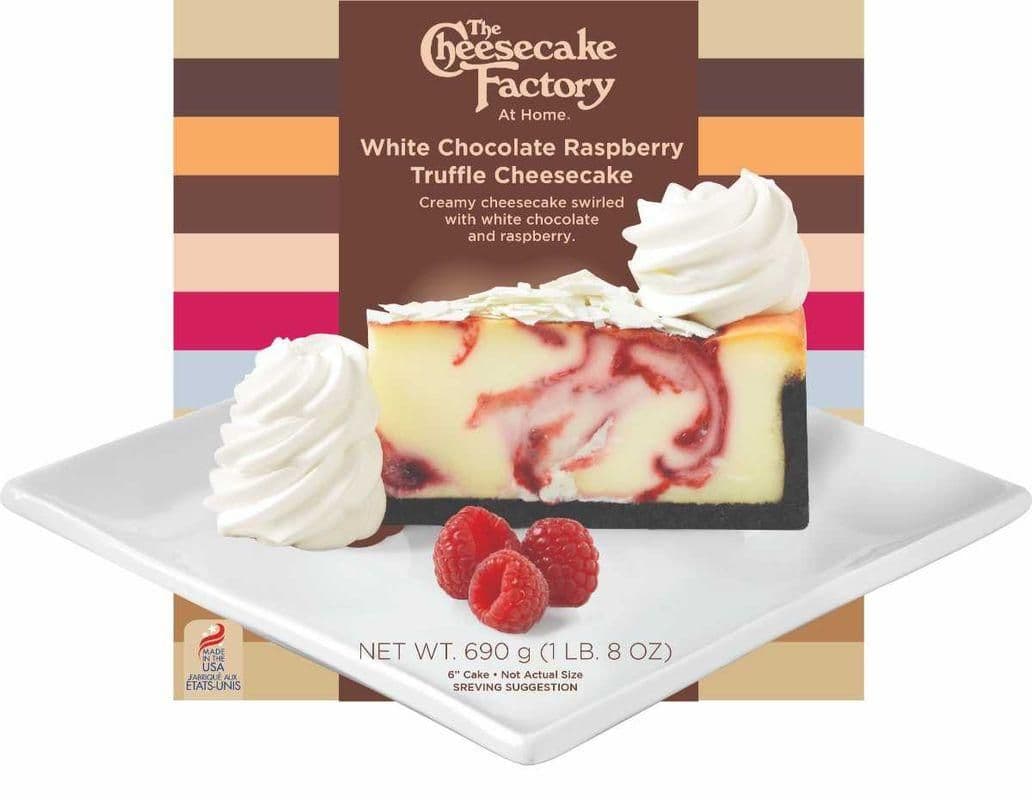 6" White Chocolate Raspberry Truffle Cheesecake