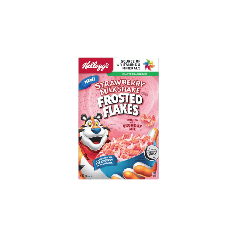 Strawberry Milkshake Frosted Flakes - Mexico (435g)