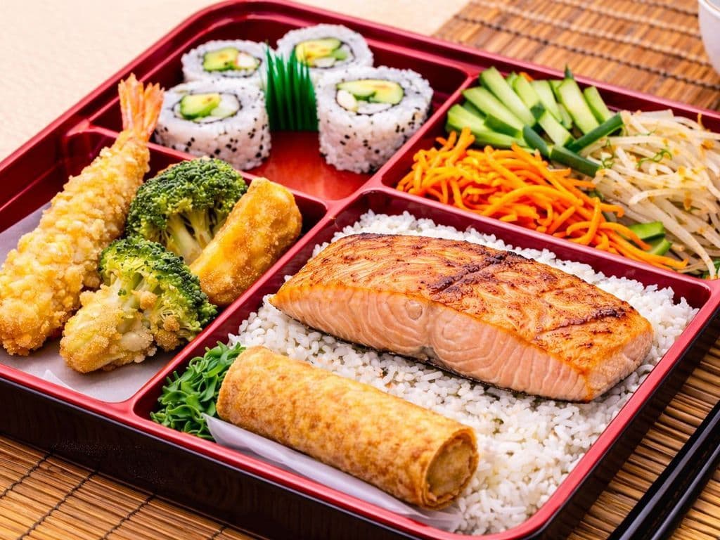 Salmon Bento Box