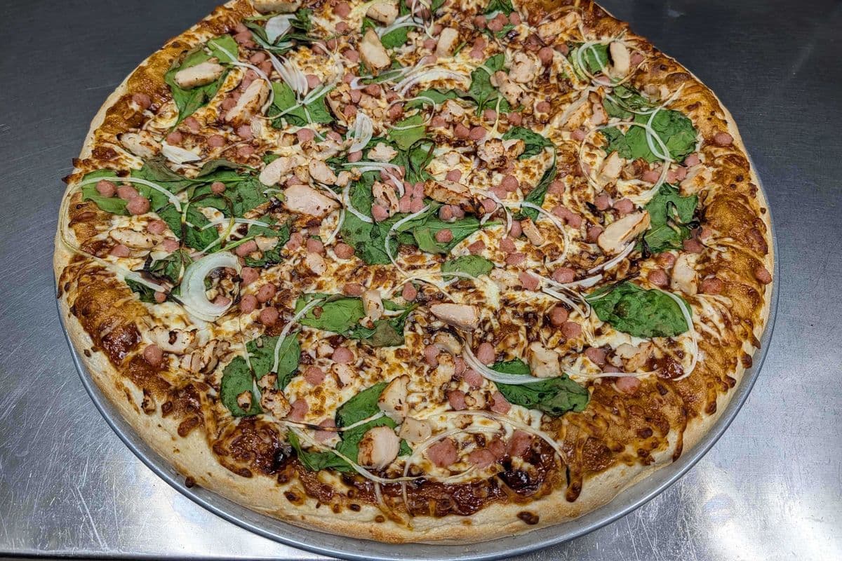 Jumbo BBQ Chicken Pizza
