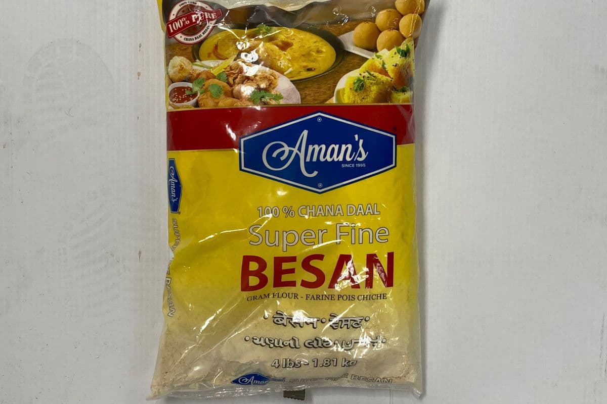 Aman's Super Fine Besan (2lb) (1.81kg) (110 Cal)