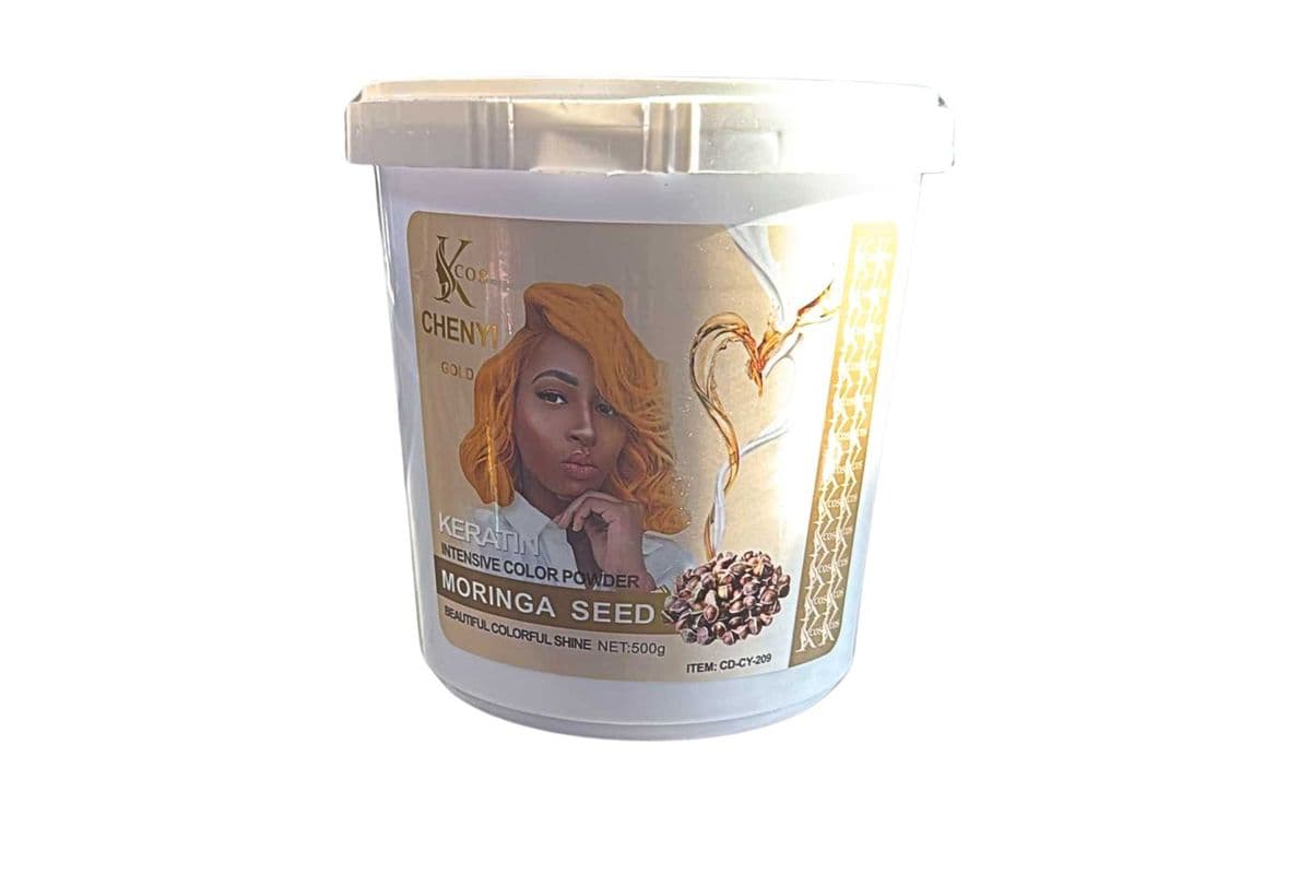 Chenyi Keratin Intensive Color Powder Moringa Seed Gold