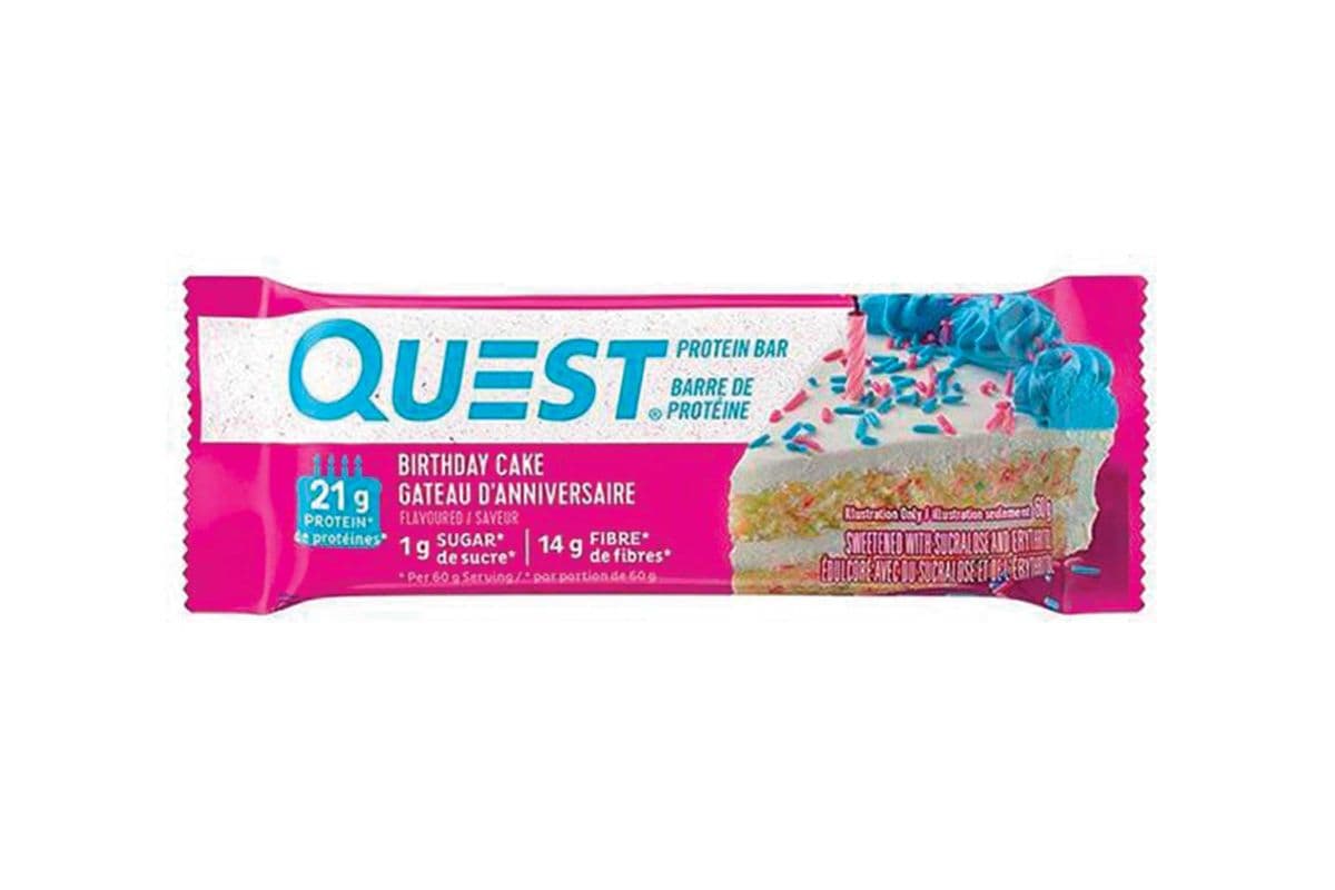Quest- Barre Protein- Gateau de fete (60 g)