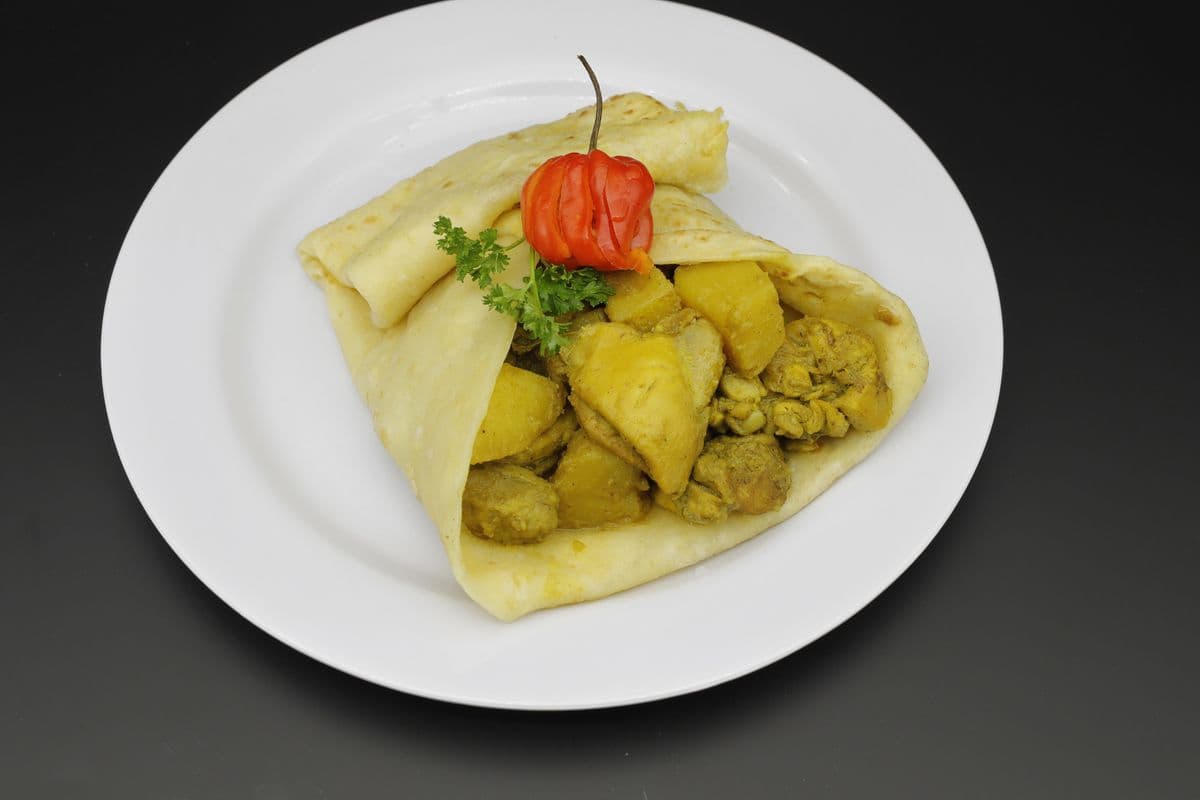 Chicken Curry with Roti