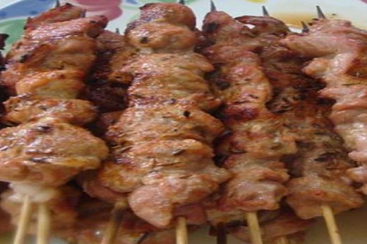 Grilled Pork Satay (1 Skewer)