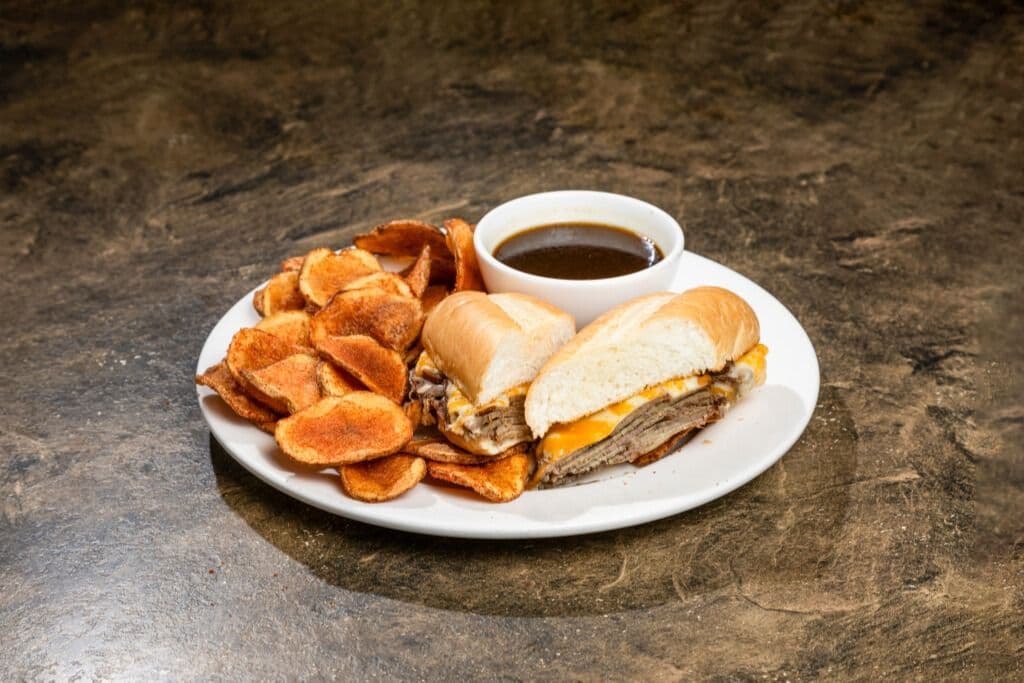 Beef and Cheddar on a Bun