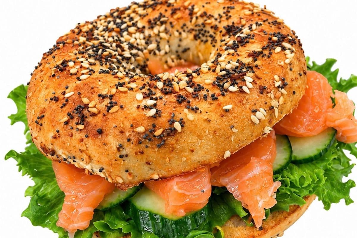 Spicy (Sriracha) Mayo Salmon Bagel