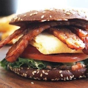 Tempeh Bacon & JUST Egg