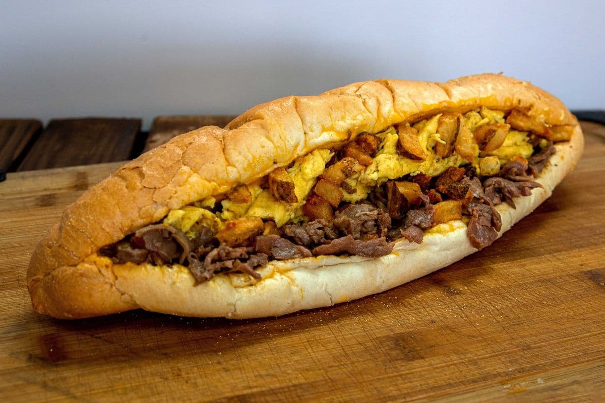 Cheesesteak and Eggs