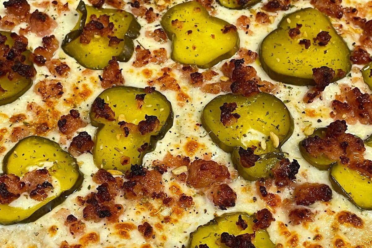 Medium Pickle Bacon Ranch Pizza