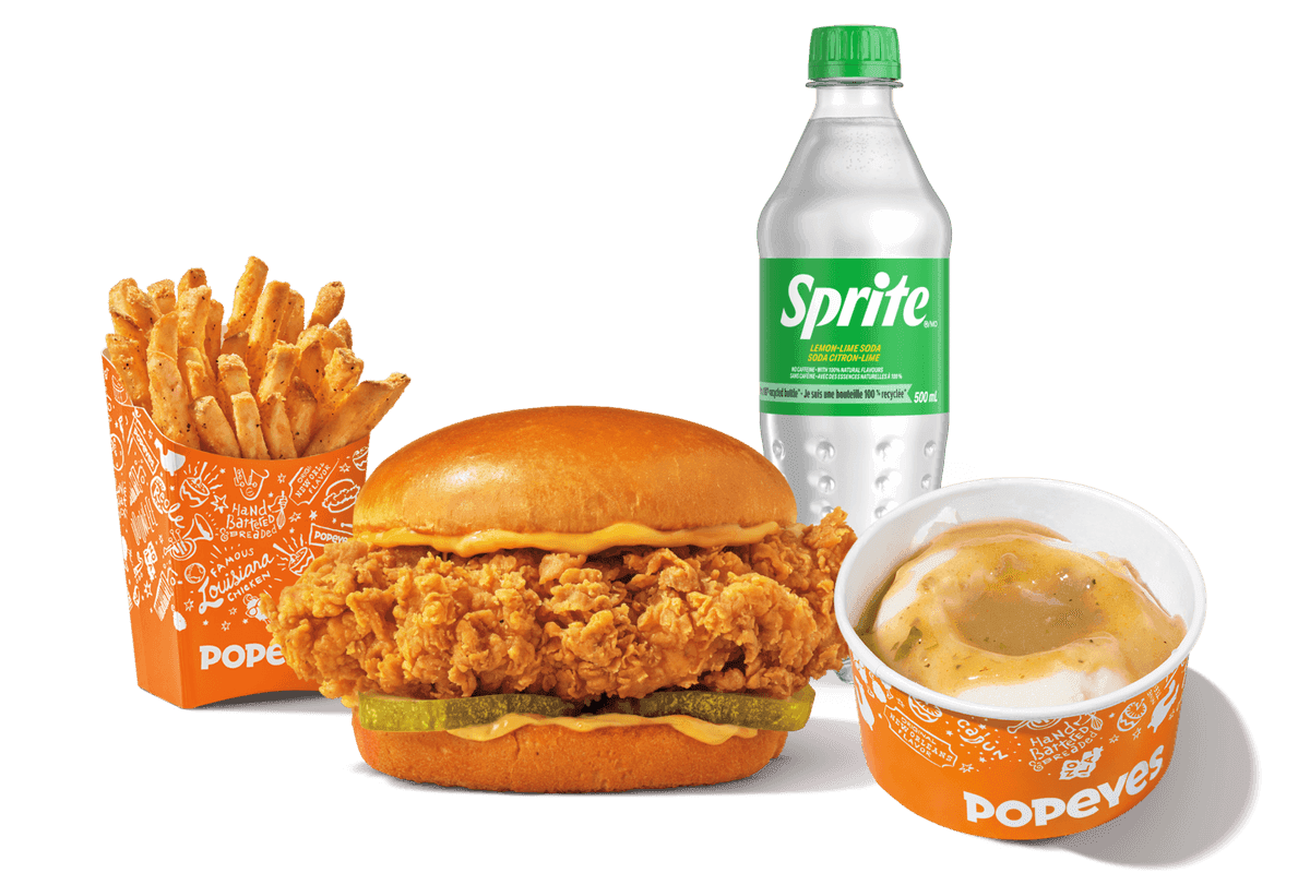 Ghost Pepper Chicken Sandwich Large Combo