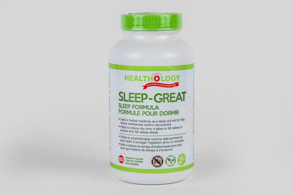 Healthology Sleep-Great Sleep Formula (60 vcaps)