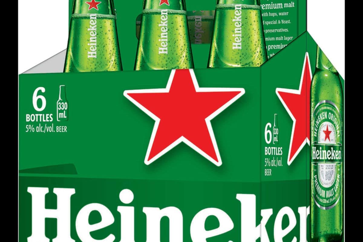 Heineken Lager (6 Bottle) (6 x 6*355ML )