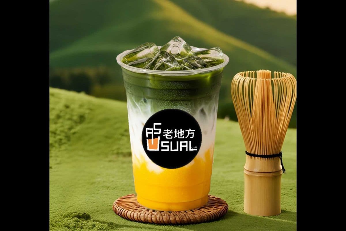 Matcha Mango Latte / 抹茶芒芒拿鐵