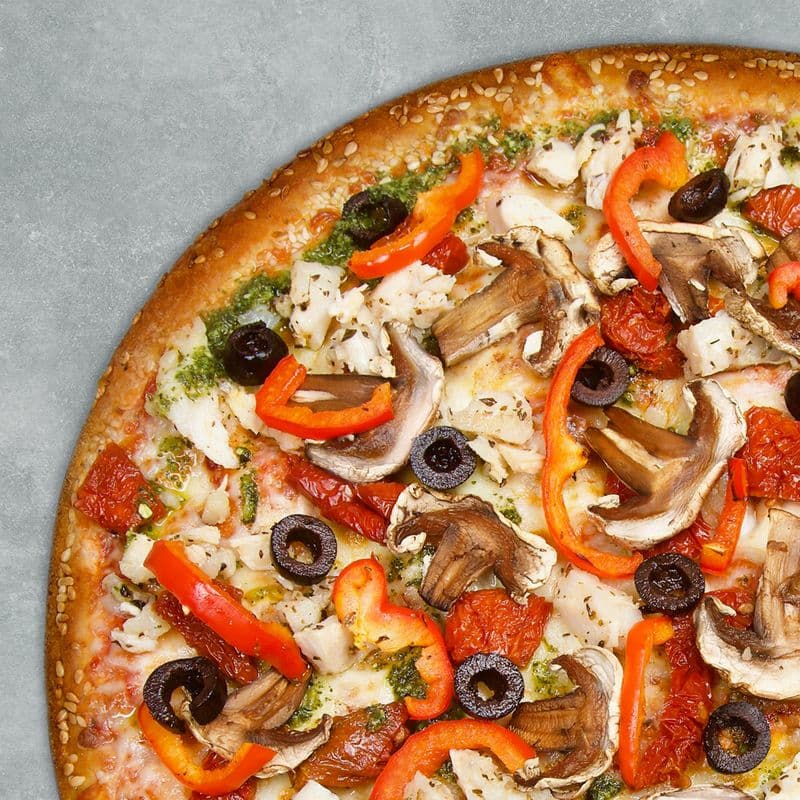 Chicken Pesto Pizza
