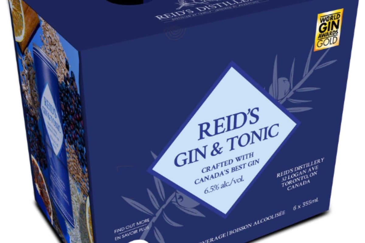 REIDS - GIN AND TONIC 6 CAN (1 x 6X355 ML)