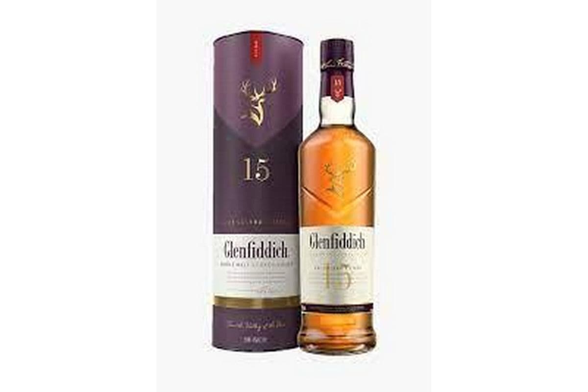 Glenfiddich Fifteen Years Scotch (750 ml) (1 x 750ML)