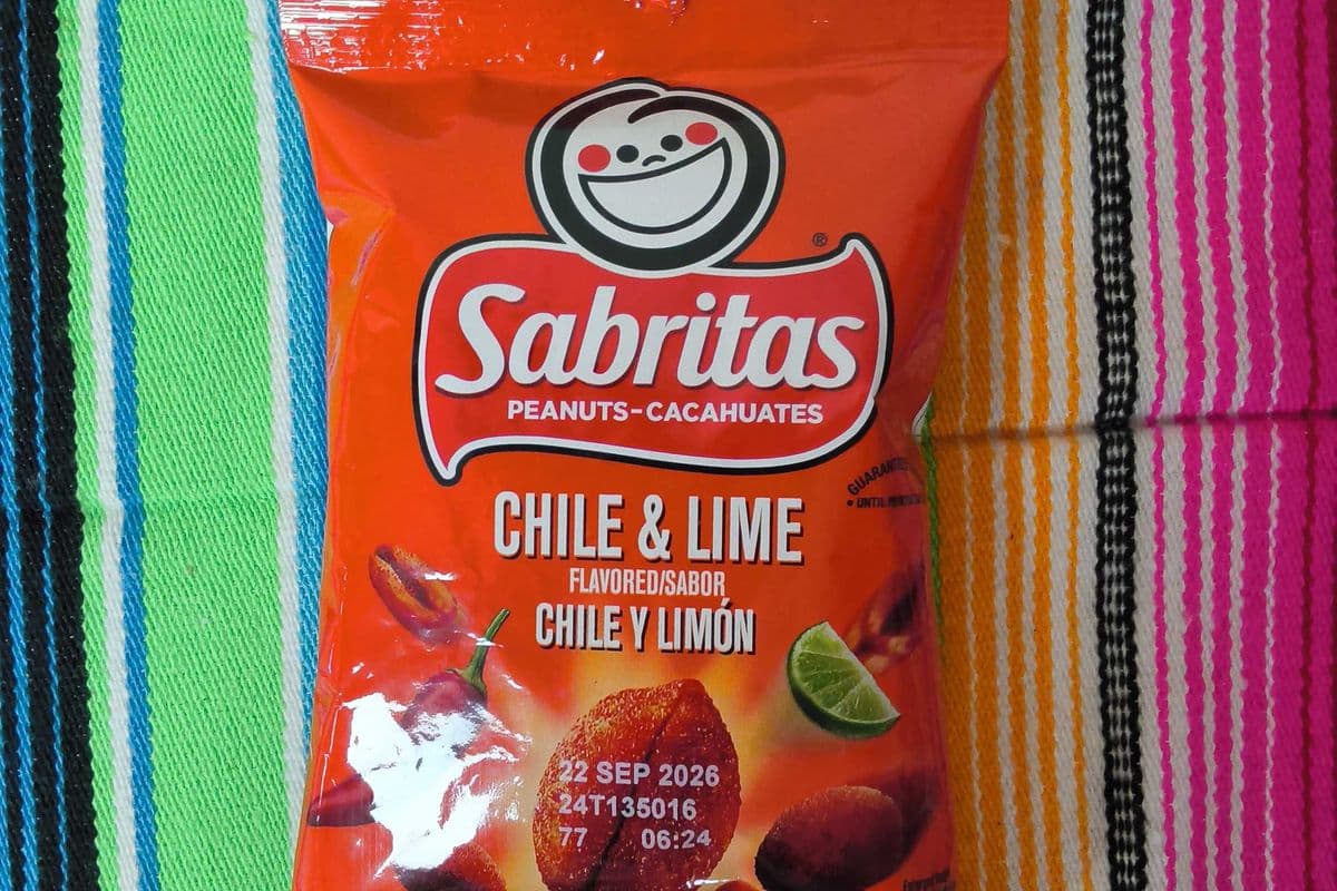 Sabritas Peanuts-Cacahuates Chile and Lime (198.4g)