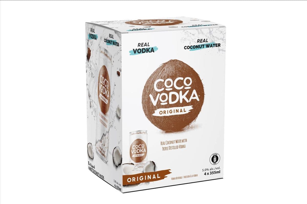 Coco Vodka (4 x 355mL cans)